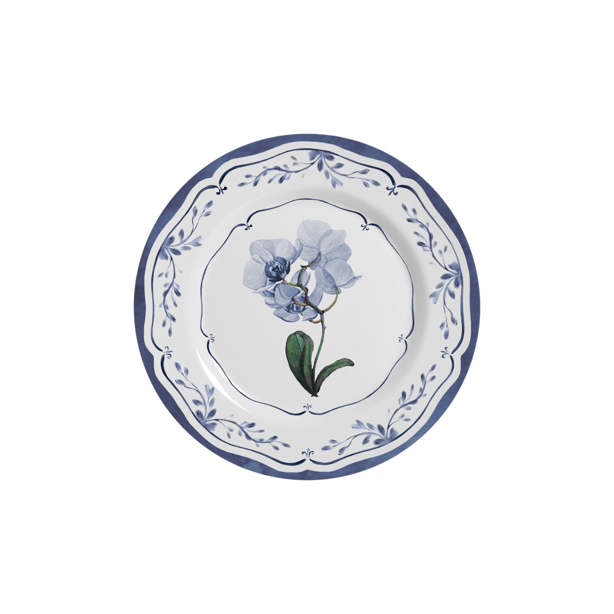 Piatto dessert Iris Blu